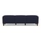 Lesro Siena Lounge Reception 3 Seat Bench, Walnut, OH Navy Upholstery SN3001 - alternate 1